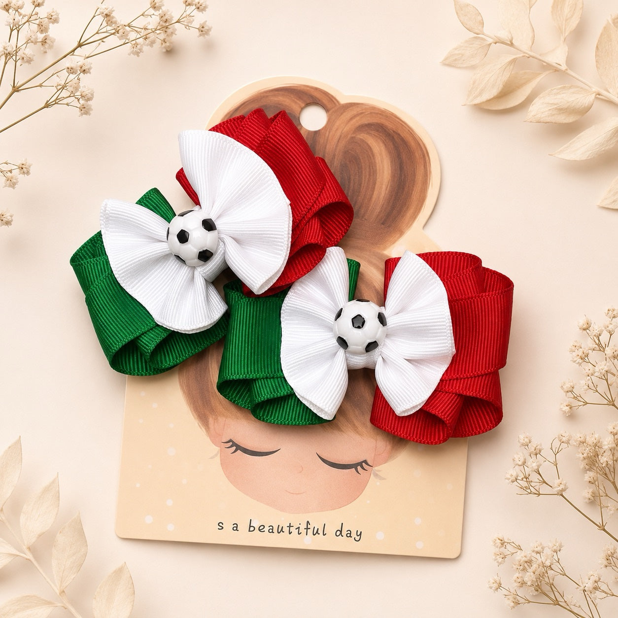 Mexico Pigtail Hairbows