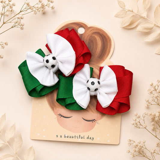 Mexico Pigtail Hairbows